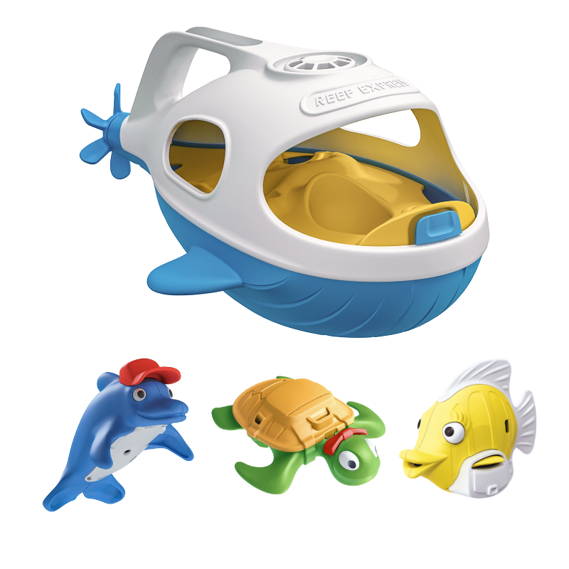 Reef Express bath toy set